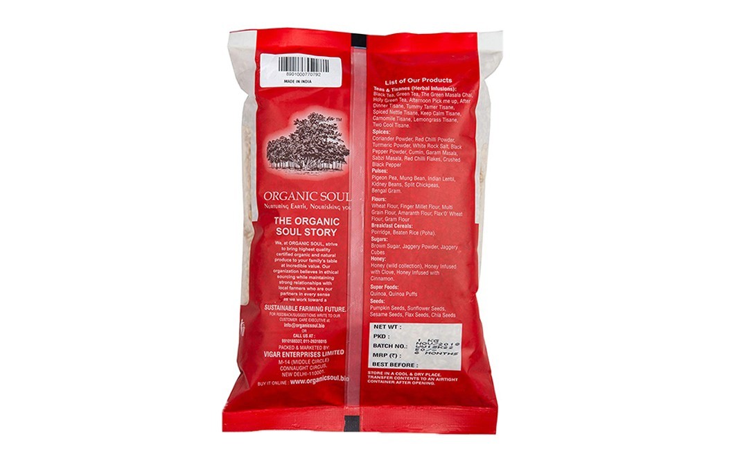 Organic Soul Organic Wheat    Pack  1 kilogram